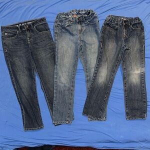 The Children's Place Kids Jeans Set - Dark Blue, Light Blue, Black